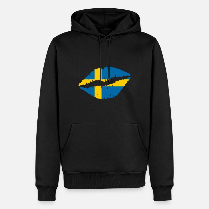 Suède - Sweat à capuche Premium bio Homme - noir