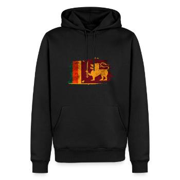 Sri Lanka Flagge - Männer Premium Bio Hoodie - Schwarz - Vorne - Nico (187cm)