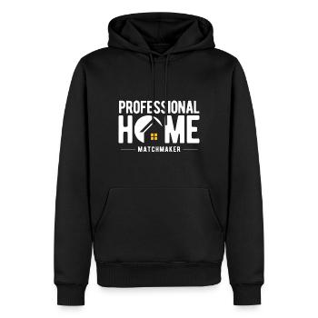 Immobilien-Händler Für Immobilien-Makler - Männer Premium Bio Hoodie - Schwarz - Vorne - Nico (187cm)