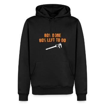 Maschinen-Bediener Maschinenführer Machinist - Männer Premium Bio Hoodie - Schwarz - Vorne - Nico (187cm)
