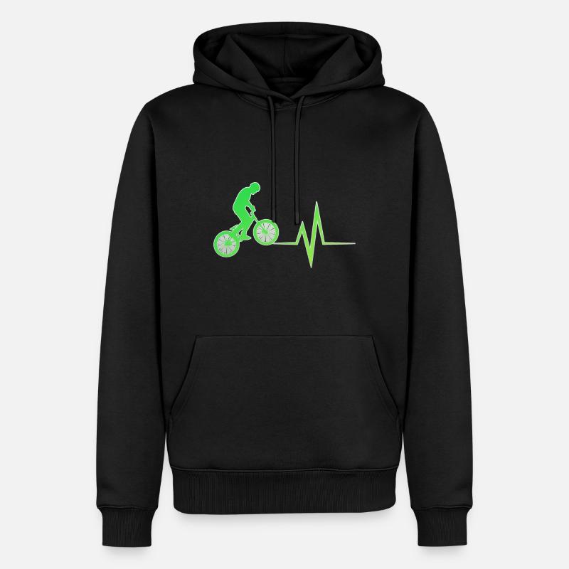 BMX - EKG - Sweat à capuche Premium bio Homme - noir