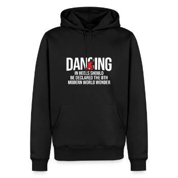 Breakdancing Tanzen für Tänzer - Männer Premium Bio Hoodie - Schwarz - Vorne - Nico (187cm)