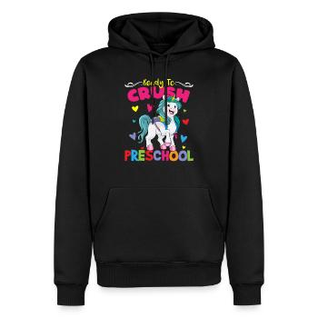 Ready To Crush Preschool Kindergarten Pre-K - Sweat à capuche Premium bio Homme - noir - Devant - Nico (187cm)