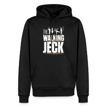 Le costume de carnaval de Jeck à pied - Sweat à capuche Premium bio Homme - noir - Devant - Nico (187cm)