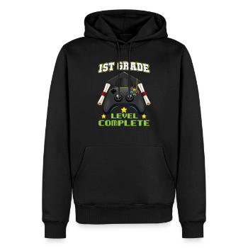 1st Grade Level Complete Elemenatary Graduation - Männer Premium Bio Hoodie - Schwarz - Vorne - Nico (187cm)