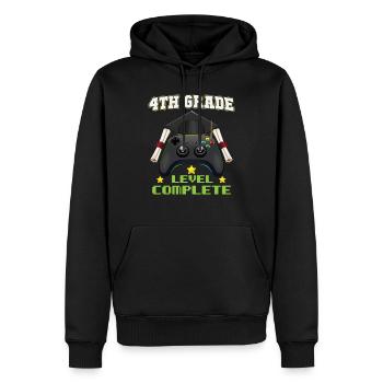 4th Grade Level Complete Elemenatary Graduation - Männer Premium Bio Hoodie - Schwarz - Vorne - Nico (187cm)