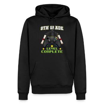 8th Grade Level Complete Middle School Graduation - Männer Premium Bio Hoodie - Schwarz - Vorne - Nico (187cm)