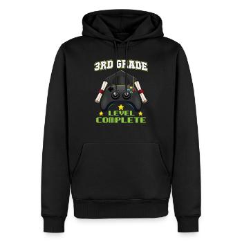3rd Grade Level Compelete Elemenatary Graduation - Männer Premium Bio Hoodie - Schwarz - Vorne - Nico (187cm)