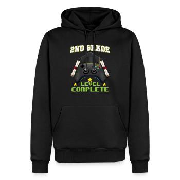 2nd Grade Level Complete Elemenatary Graduation - Männer Premium Bio Hoodie - Schwarz - Vorne - Nico (187cm)