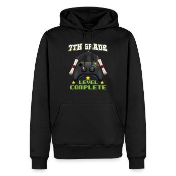 7th Grade Level Complete Middle School Graduation - Männer Premium Bio Hoodie - Schwarz - Vorne - Nico (187cm)