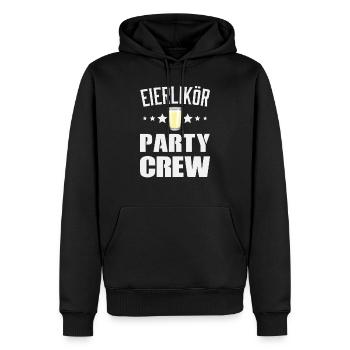 Eierlikör Party Crew Saufen Party - Männer Premium Bio Hoodie - Schwarz - Vorne - Nico (187cm)