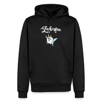 zahnmedizin zahnarzt zahnärztin geschenkidee - Männer Premium Bio Hoodie - Schwarz - Vorne - Nico (187cm)