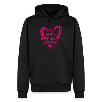 Pflegekraft Sprüche Altenpflege Geschenkidee - Männer Premium Bio Hoodie - Schwarz - Vorne - Nico (187cm)