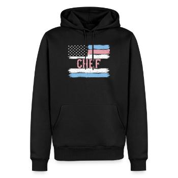 US Pride Food Preparer Kitchen Master Gift Idea - Männer Premium Bio Hoodie - Schwarz - Vorne - Nico (187cm)