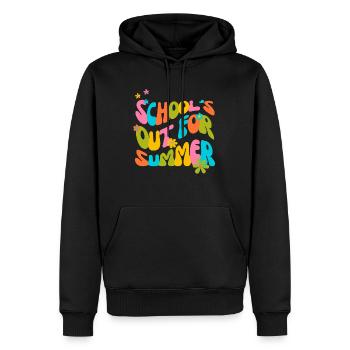 Lustige Lehrerferienschule ist für den Sommer aus - Männer Premium Bio Hoodie - Schwarz - Vorne - Nico (187cm)