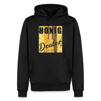 Imker Honig Dealer - Männer Premium Bio Hoodie - Schwarz - Vorne - Nico (187cm)
