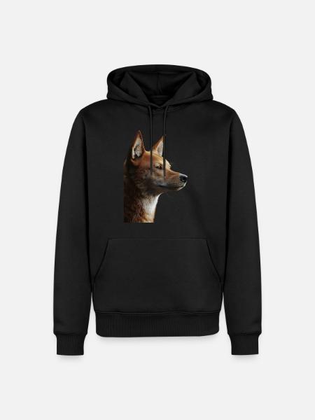 Dingo - Men’s Premium Organic Hoodie - black