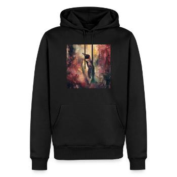Pingouin - Sweat à capuche Premium bio Homme - noir - Devant - Nico (187cm)