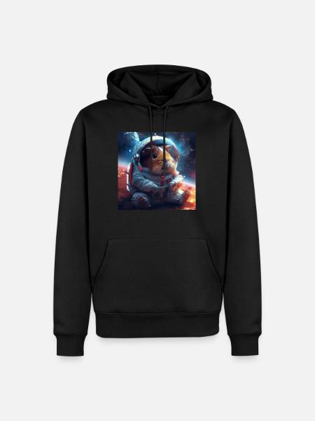 Cobaye - Sweat à capuche Premium bio Homme - noir