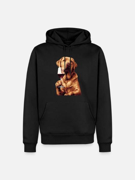 Labrador Retriever - Men’s Premium Organic Hoodie - black