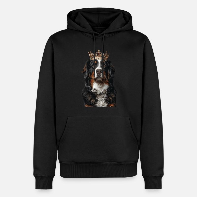 Bouvier bernois - Sweat à capuche Premium bio Homme - noir