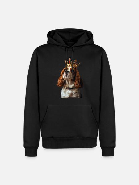 Cavalier King Charles Spaniel - Men’s Premium Organic Hoodie - black