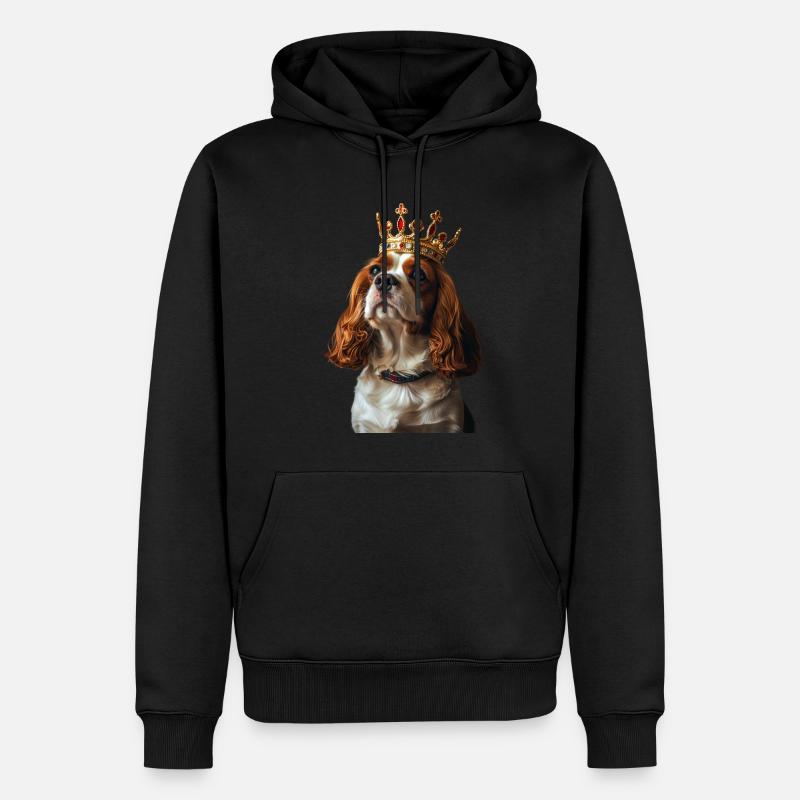 Cavalier King Charles Spaniel - Sweat à capuche Premium bio Homme - noir