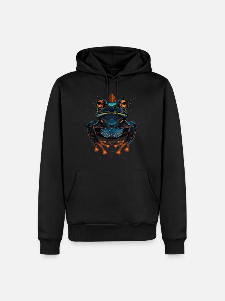Frog - Men’s Premium Organic Hoodie - black