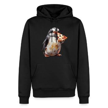 Pingouin - Sweat à capuche Premium bio Homme - noir - Devant - Nico (187cm)