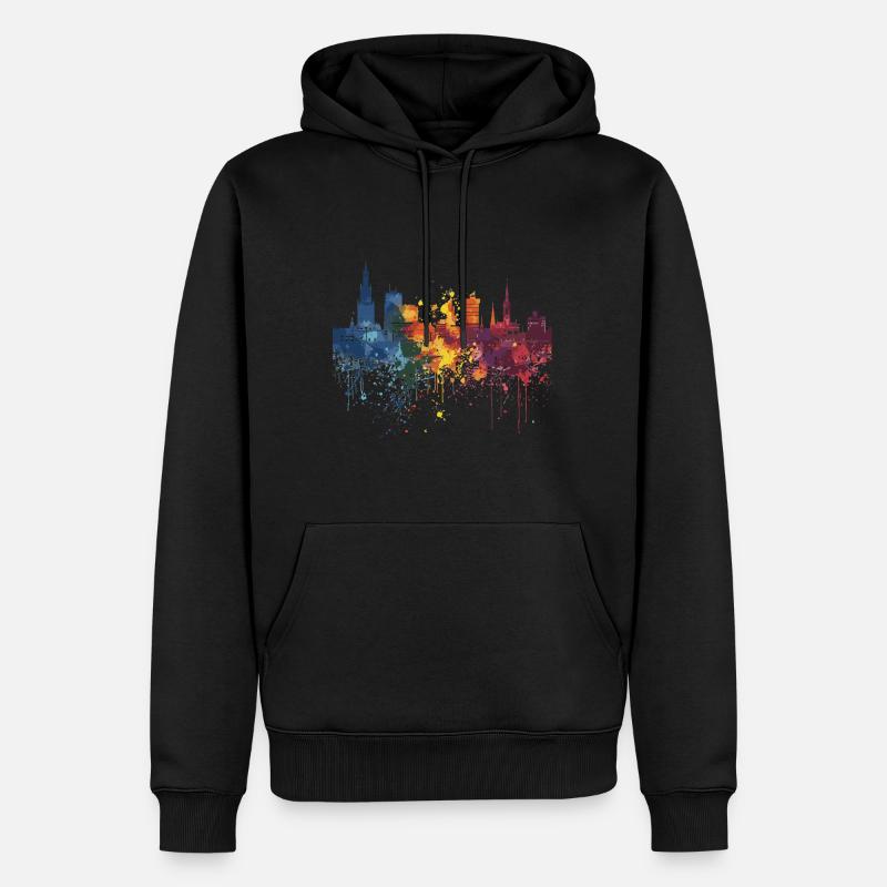 Tilburg - Sweat à capuche Premium bio Homme - noir