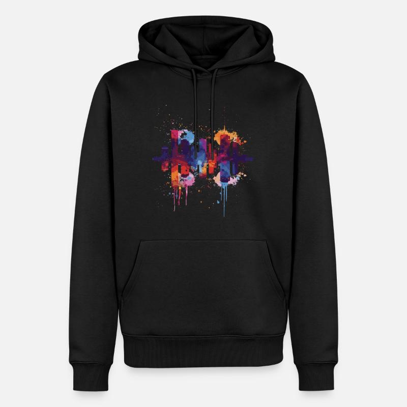 Zoetermeer - Sweat à capuche Premium bio Homme - noir