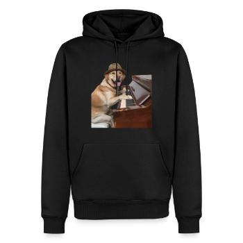 Labrador Retriever - Sweat à capuche Premium bio Homme - noir - Devant - Nico (187cm)