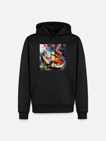 Banjo - Men’s Premium Organic Hoodie - black