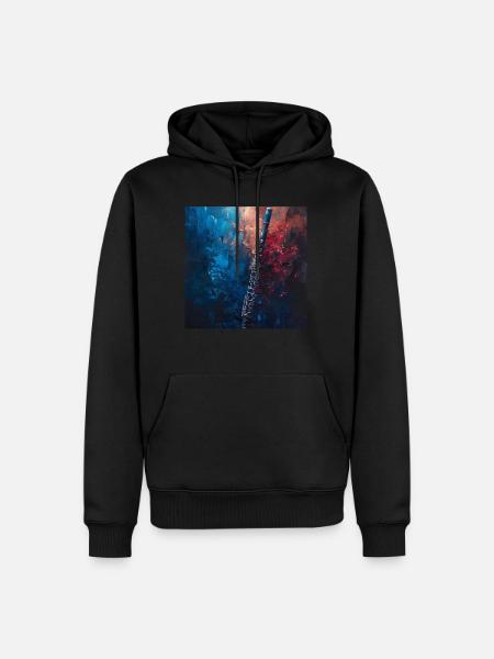 Flute - Men’s Premium Organic Hoodie - black