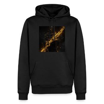Querflöte - Männer Premium Bio Hoodie - Schwarz - Vorne - Nico (187cm)