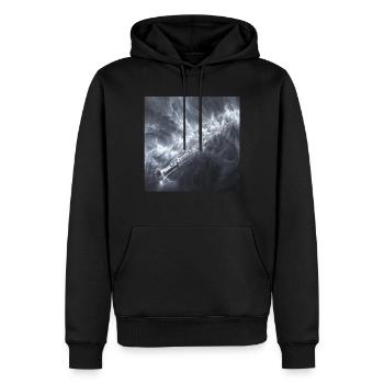Querflöte - Männer Premium Bio Hoodie - Schwarz - Vorne - Nico (187cm)