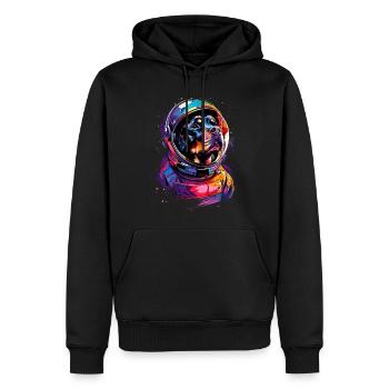Rottweiler - Männer Premium Bio Hoodie - Schwarz - Vorne - Nico (187cm)