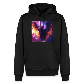 Schläger - Männer Premium Bio Hoodie - Schwarz - Vorne - Nico (187cm)