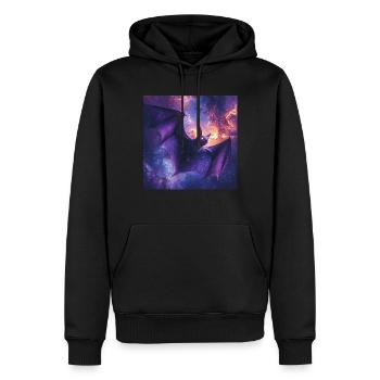 Schläger - Männer Premium Bio Hoodie - Schwarz - Vorne - Nico (187cm)