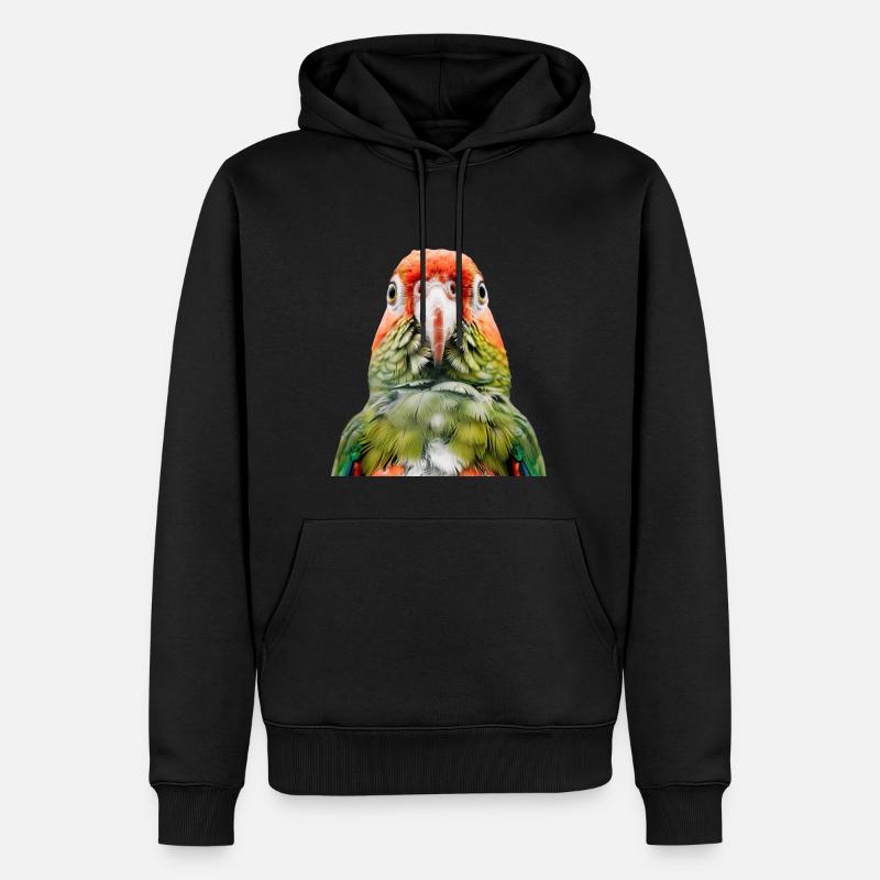 Sittiche - Männer Premium Bio Hoodie - Schwarz
