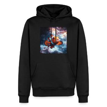 Clownfisch - Männer Premium Bio Hoodie - Schwarz - Vorne - Nico (187cm)