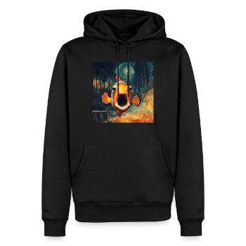 Clownfisch - Männer Premium Bio Hoodie - Schwarz - Vorne - Nico (187cm)