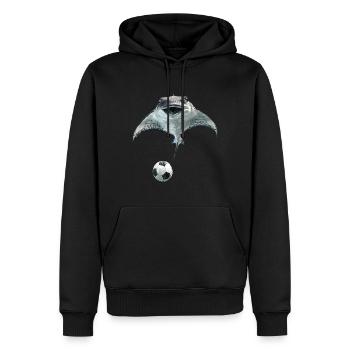Stachelrochen - Männer Premium Bio Hoodie - Schwarz - Vorne - Nico (187cm)