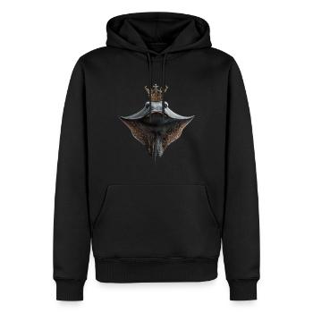 Stachelrochen - Männer Premium Bio Hoodie - Schwarz - Vorne - Nico (187cm)