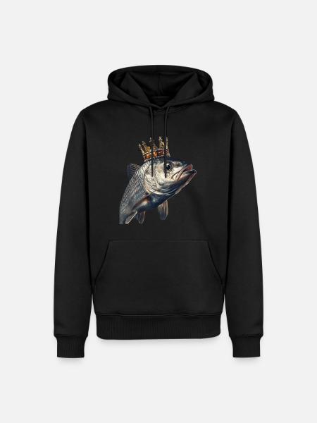 Tarpon - Männer Premium Bio Hoodie - Schwarz
