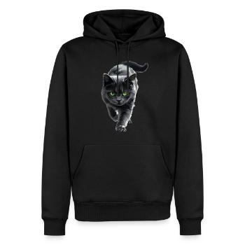 Britisch Kurzhaar - Männer Premium Bio Hoodie - Schwarz - Vorne - Nico (187cm)