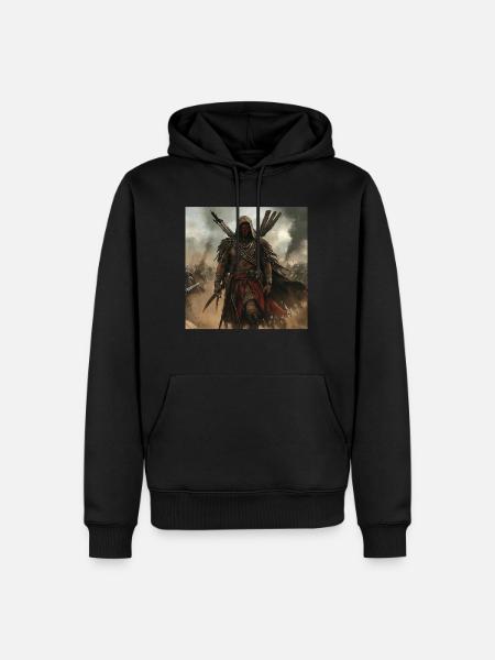 Indisch - Männer Premium Bio Hoodie - Schwarz