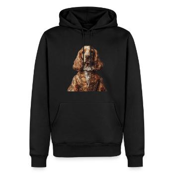 Cocker Spaniel - Männer Premium Bio Hoodie - Schwarz - Vorne - Nico (187cm)