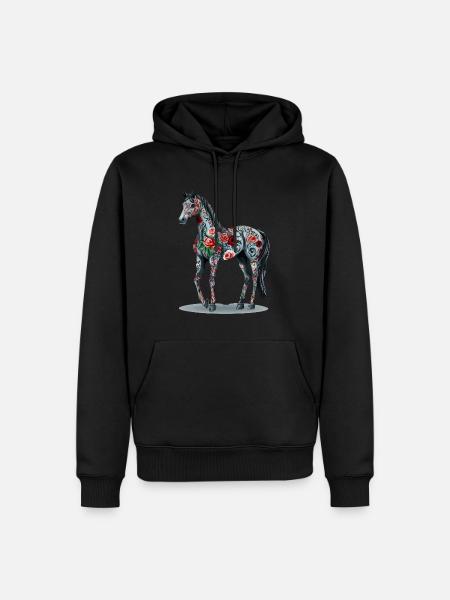 Arabisch - Männer Premium Bio Hoodie - Schwarz