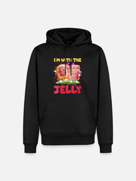 Gelee - Männer Premium Bio Hoodie - Schwarz